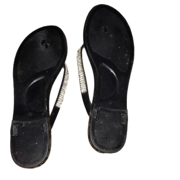 EASOS GEAL size 9,5 jelly flip flops rhinestones few stones missing 🆓 - Picture 2 of 9